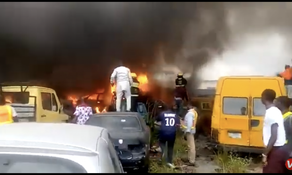 UPDATE ON LASTMA YARD FIRE OUTBREAK