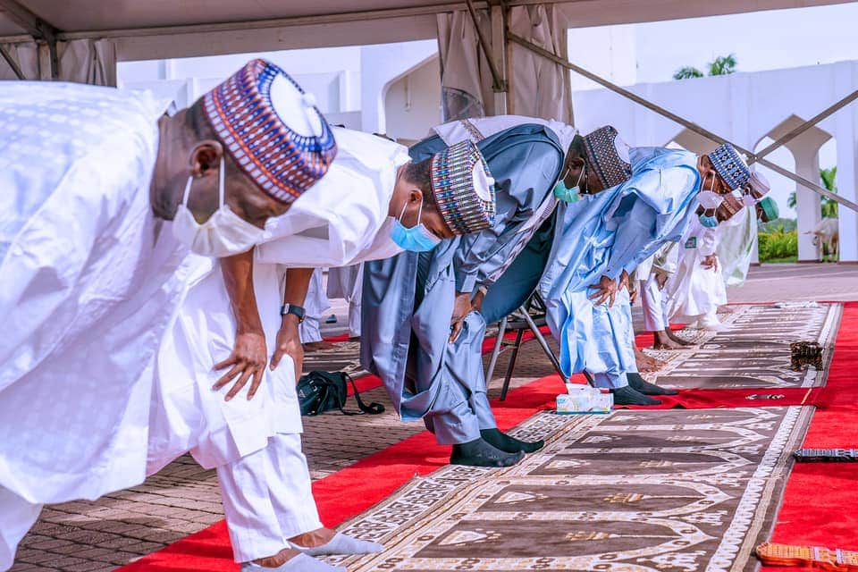 PRESIDENT BUHARI FELICITATES WITH MUSLIMS ON THE EID
