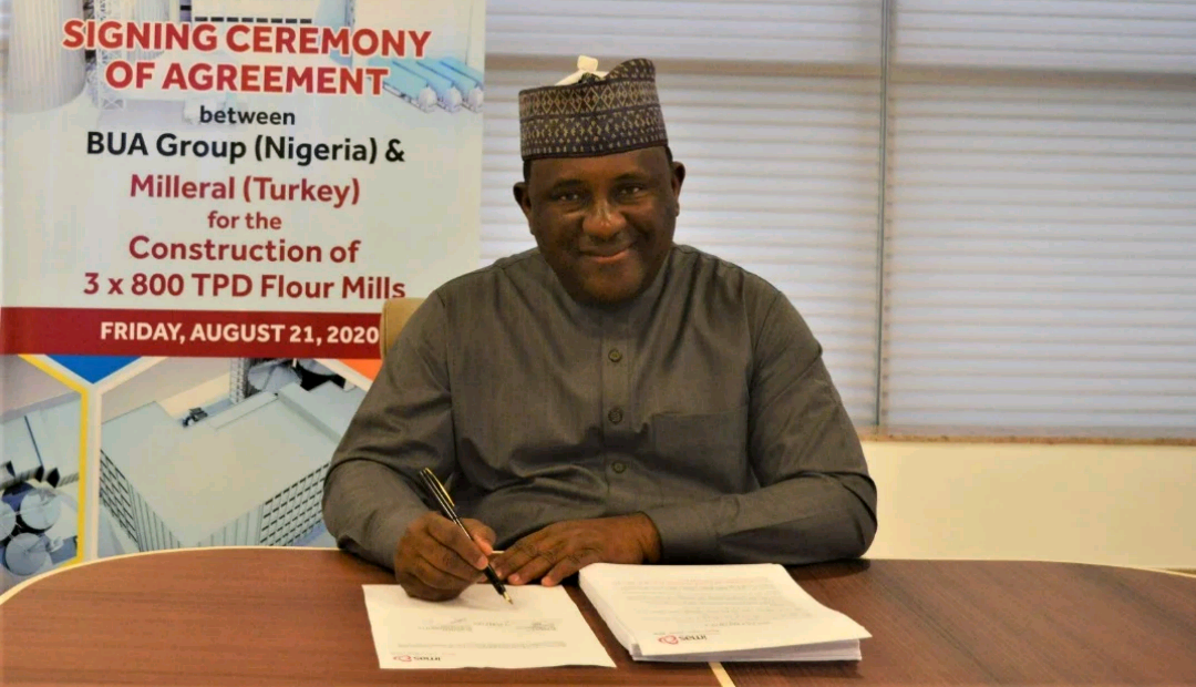 BUA signs deal with Turkish firm to build 2400TPD Flour mills