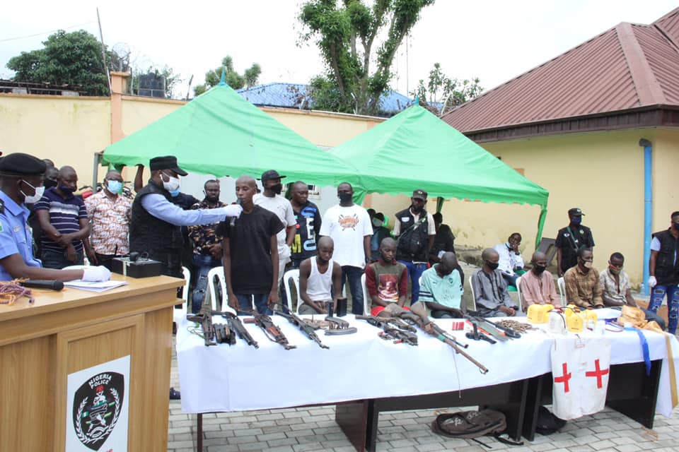 POLICE ARREST 35 SUSPECTS FOR KIDNAPPING AND OTHER HEINOUS CRIMES