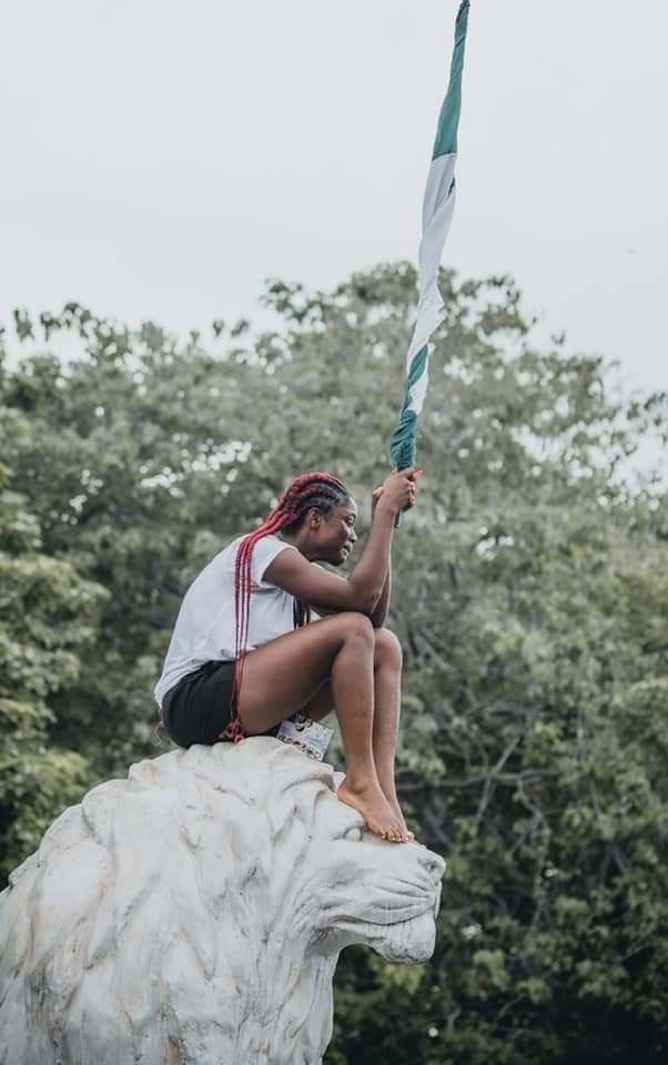 My Heroine of the #Endsars Protests.