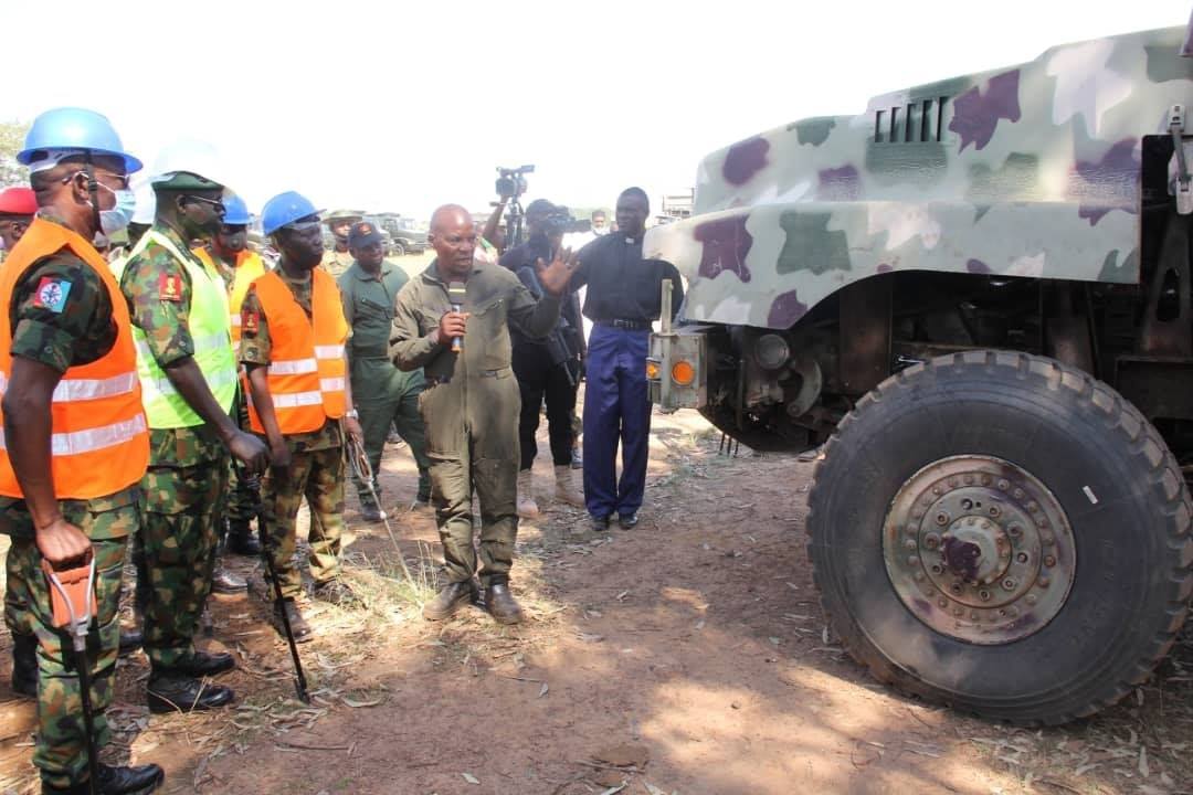 WAR ON TERROR, ANTI BANDITRY OPERATIONS: Gen Buratai Tours Command Engineering Depot Kaduna
