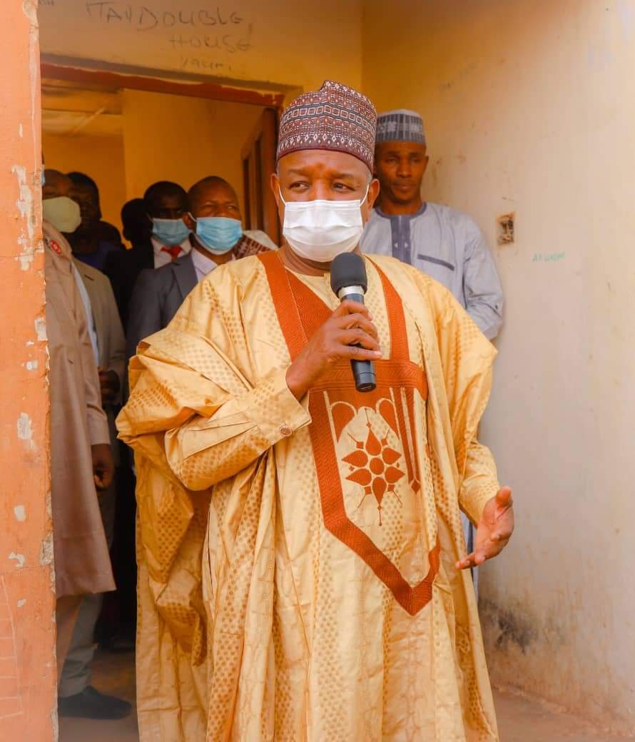 Bagudu commiserates with Poly students over inferno