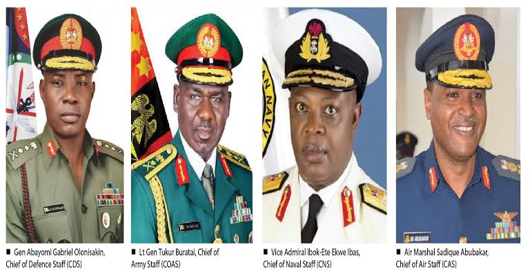 PRESIDENT BUHARI APPOINTS NEW SERVICE CHIEFS