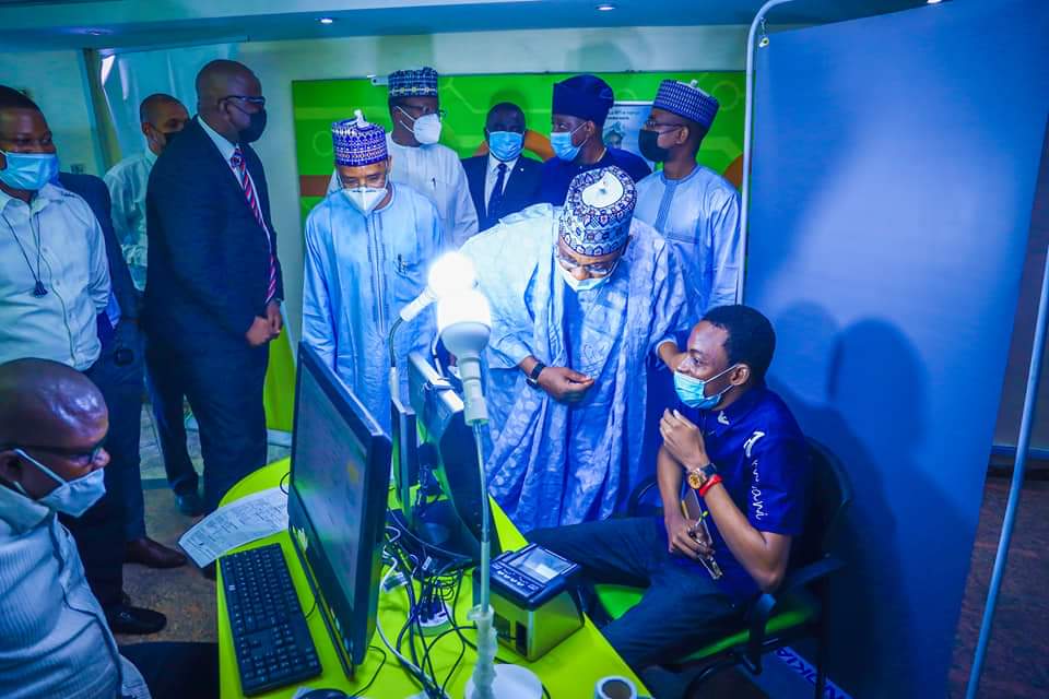 FG’s Delegation Visits GLO NIN Enrollment Center