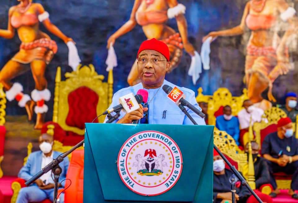 GOV. HOPE UZODIMMA VOWS TO RECOVER IMO COMMONWEALTH