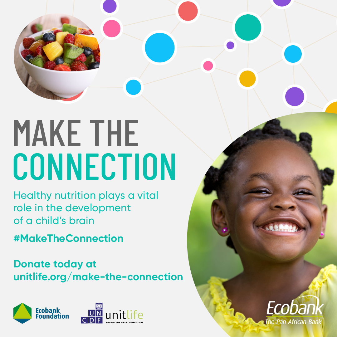 UN initiative UNITLIFE and Ecobank Foundation work to prevent chronic malnutrition amongst children in Africa and protect its human capital
