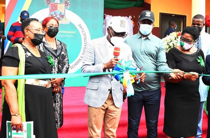 SANWO-OLU COMMISSIONS 66-CLASSROOM BLOCKS IN FOUR LAGOS SCHOOLS