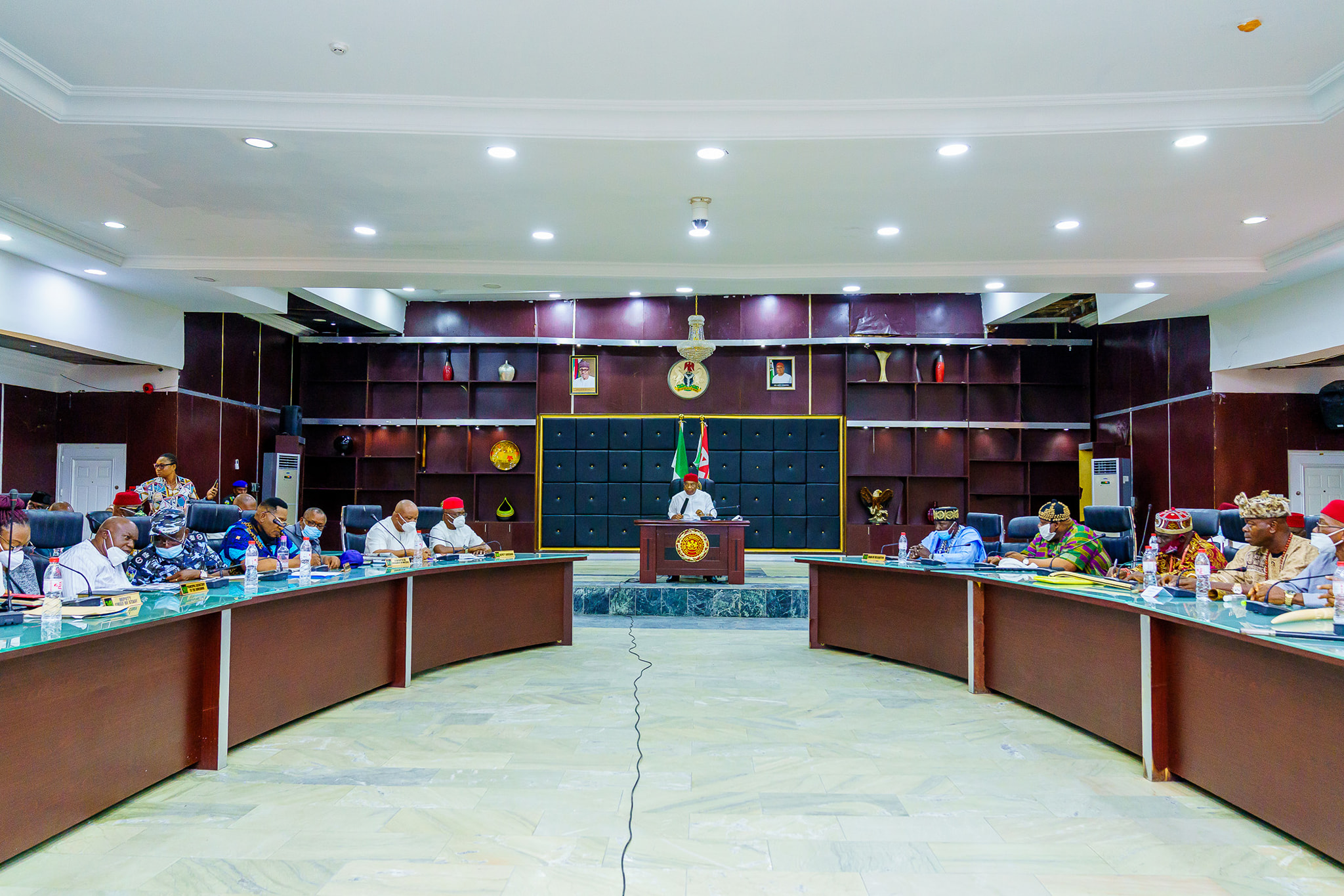 Hope Uzodinma: We met with the traditional rulers and Council Chairmen in the state.