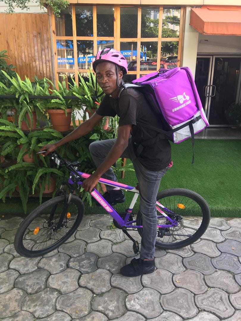 Errand360HQ:Meet Abanofor Chibuzor Gideon, one of our riders operating from The Victoria Island Hub