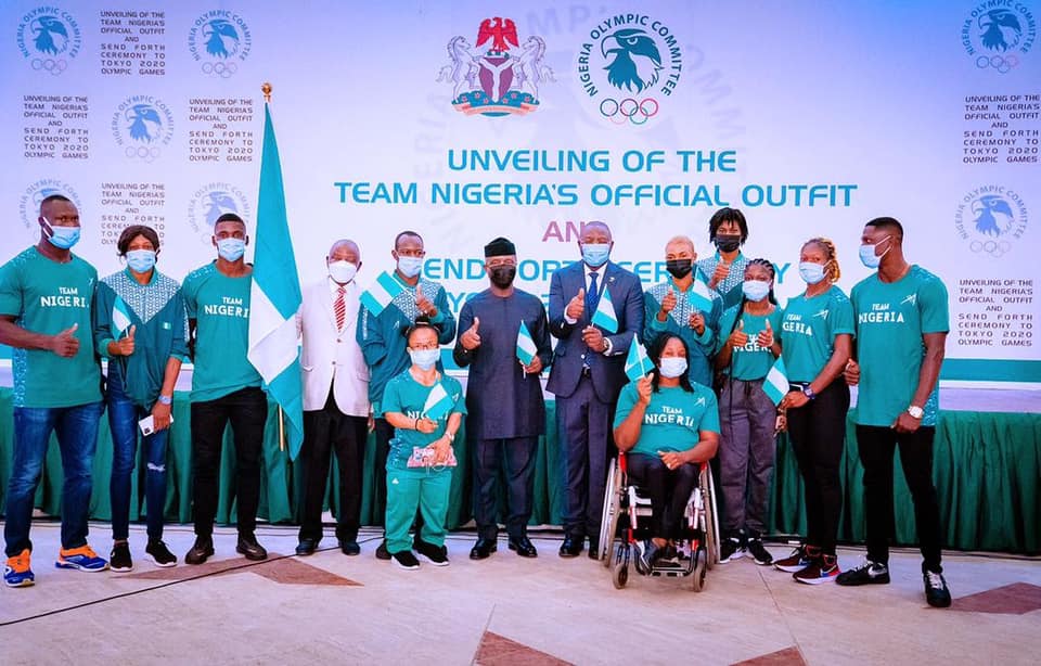 OSINBAJO TO NIGERIA’S OLYMPICS TEAM: “YOU STAND ON THE SHOULDERS OF GIANTS”