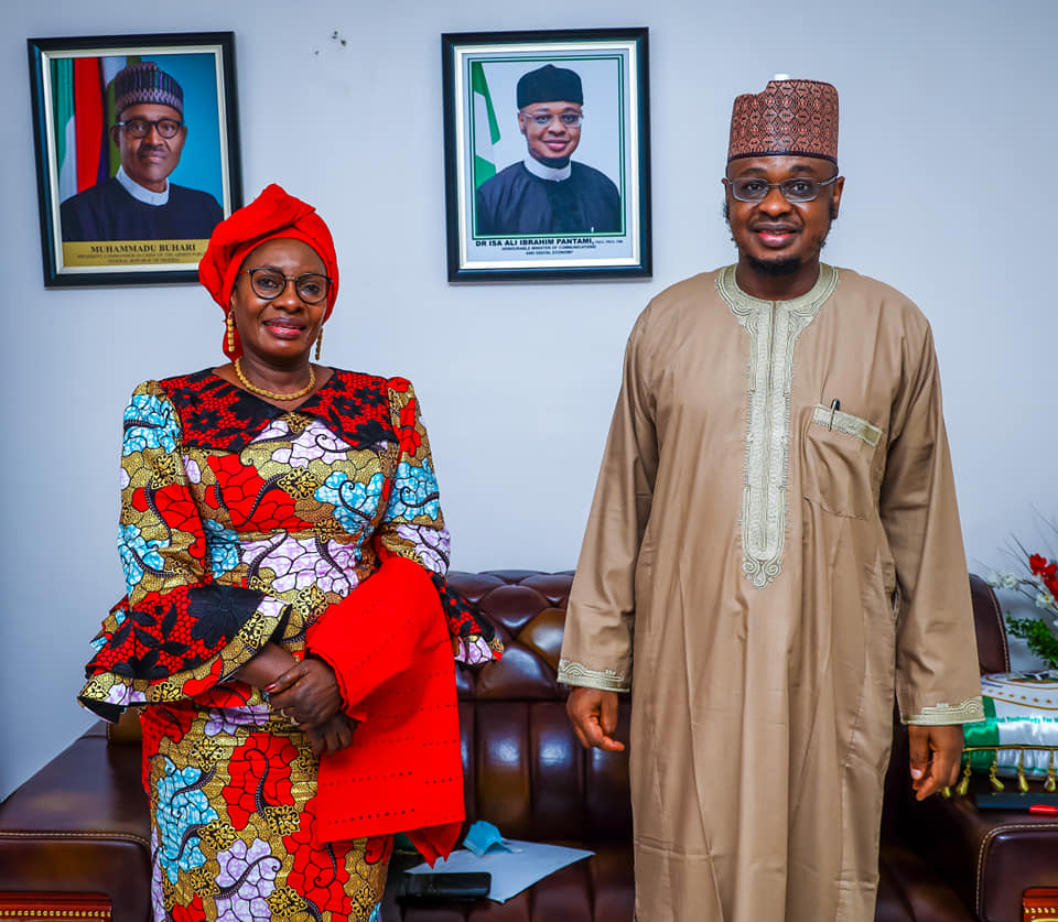 Pantami Hosts Counterpart from the Women Affairs Ministry