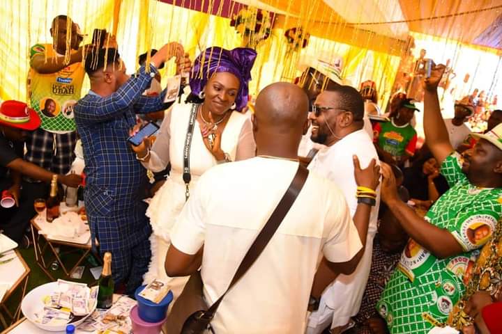 Senator Dr Ifeanyi Ubah Storms Mbaukwu As Regional Manager Buries Mum