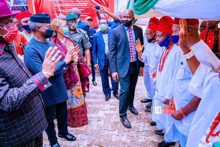 Yemi Osibanjo Wowed At The New Leather Hub In Anambra State