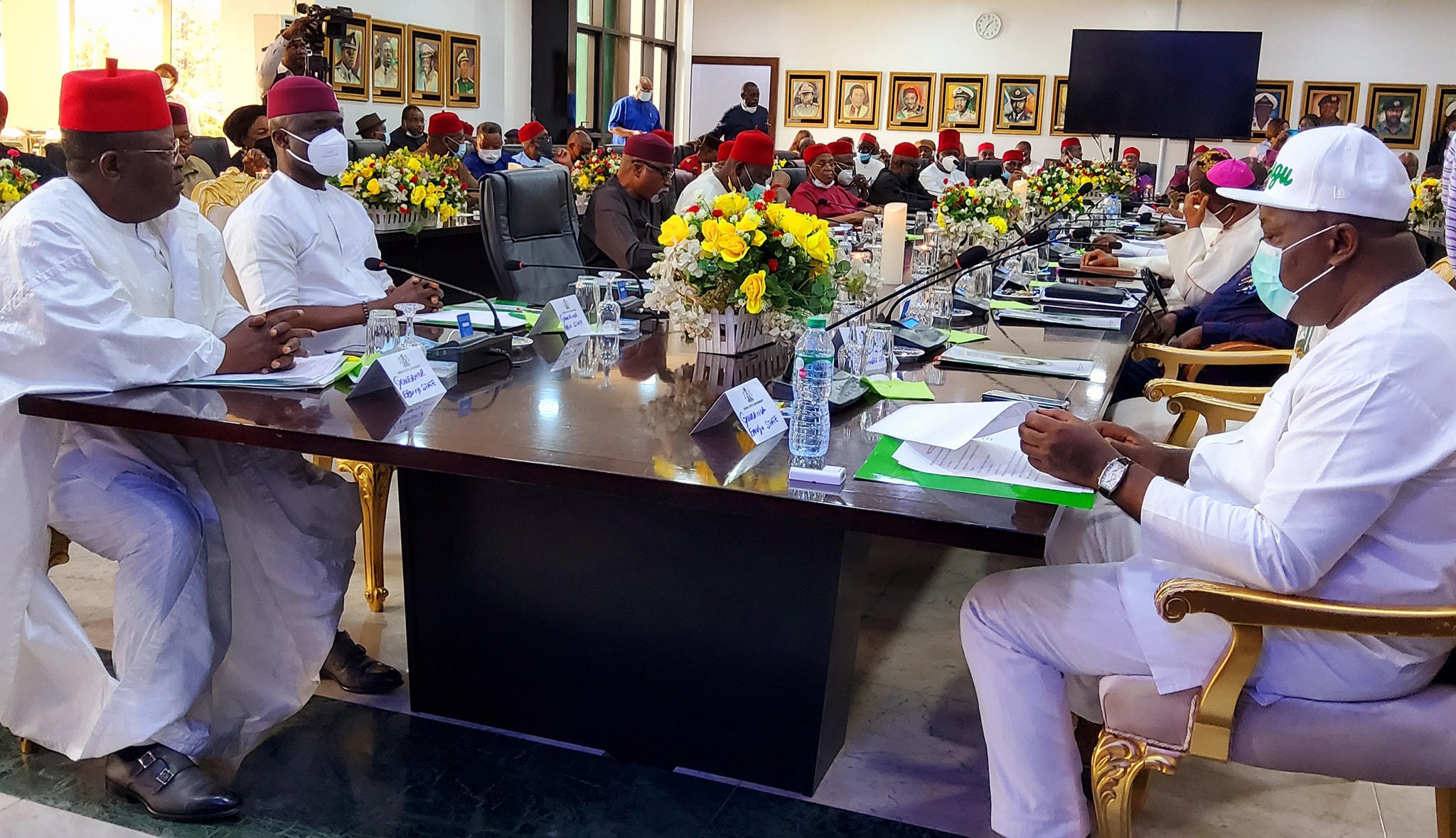 SECURITY CHALLANGES: IGBO LEADERS MEET AT ENUGU STATE (PHOTOS)