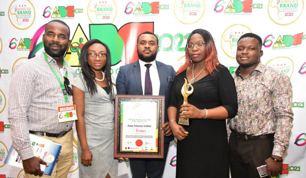HOOP TELECOMS RECEIVES AWARD AS AFRICA’S MOST INNOVATIVE TELECOMMUNICATIONS & CONNECTIVITY PROVIDER OF THE YEAR 2021.