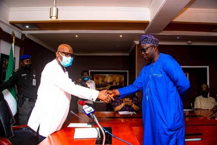 GOV AKEREDOLU SWEARS IN CHIEF ADELEYE AS SPECIAL ADVISER ON SECURITY MATTERS