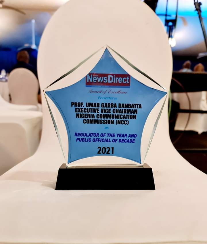 New Awards to NCC, Danbatta Underscore Significance of Telecom Contribution to GDP