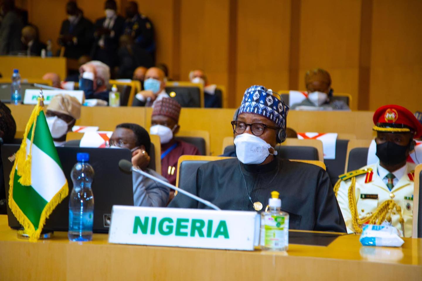 WE WILL CONTNUE TO STAND, FIGHT FOR JUSTICE AS A COUNTRY, SAYS PRESIDENT BUHARI AT AU