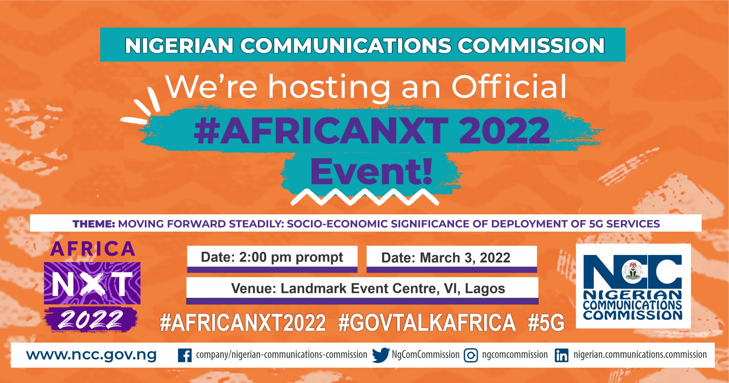 AfricaNXT Confab Objective Aligns with NCC’s Vision of Technology-Driven Prosperity for the Continent