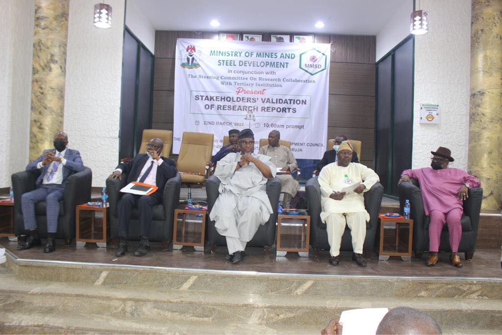 FG RELEASES 142.6M FOR RESEARCH DEVELOPMENT IN THE MINERALS AND METAL SECTOR IN NIGERIA……Adegbite.