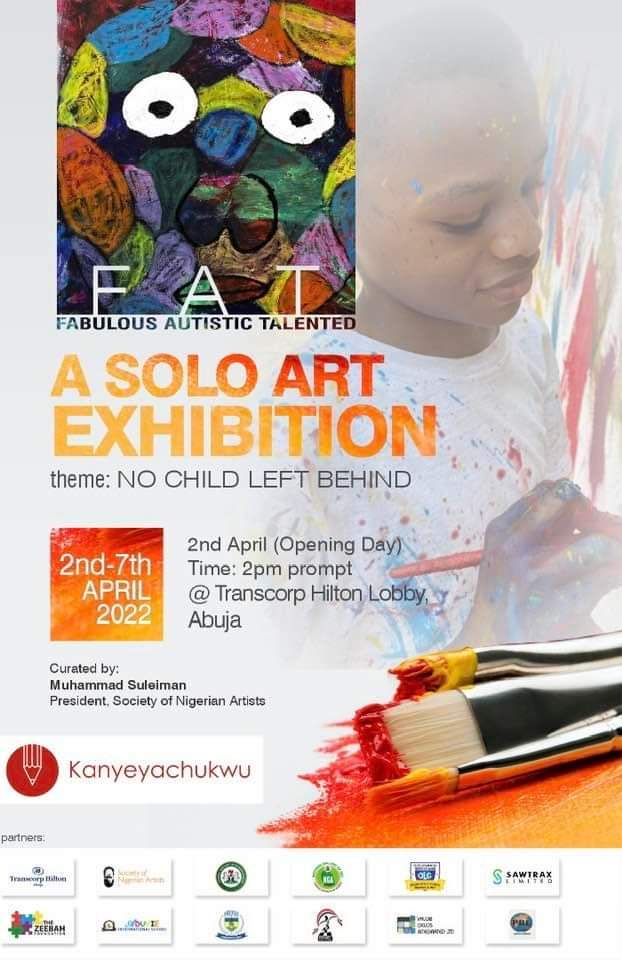 SOLO EXHIBITION: KANYE TO MAKE ANOTHER STATEMENT ON AUTISM IN NIGERIA