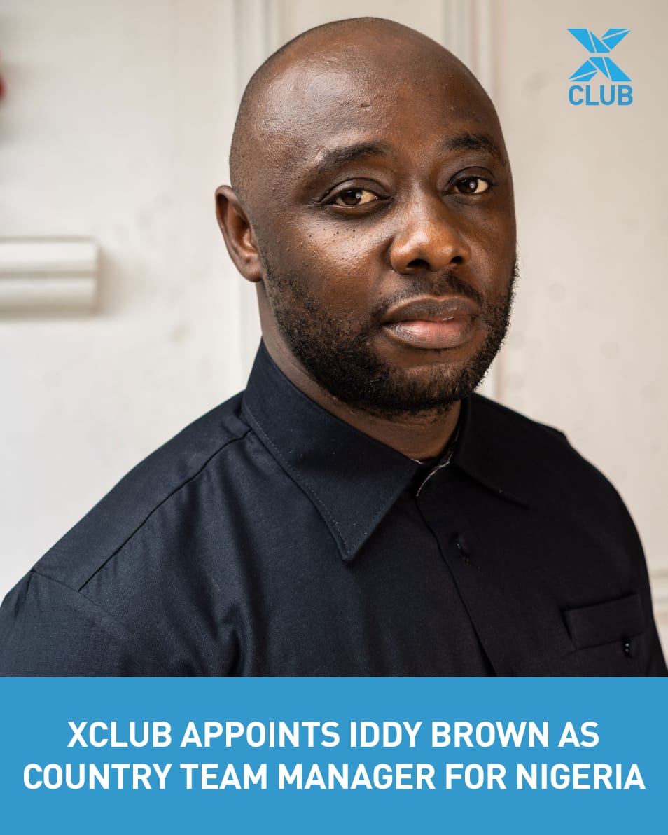XClub Appoints Iddy Brown as Country Team Manager for Nigeria