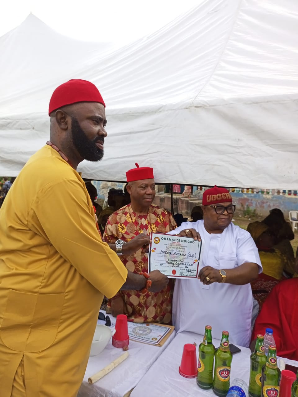 OHANEZE NDI IGBO INAUGURATES NEW MEMBERS AT MOSAN OKUNOLA LCDA LAGOS