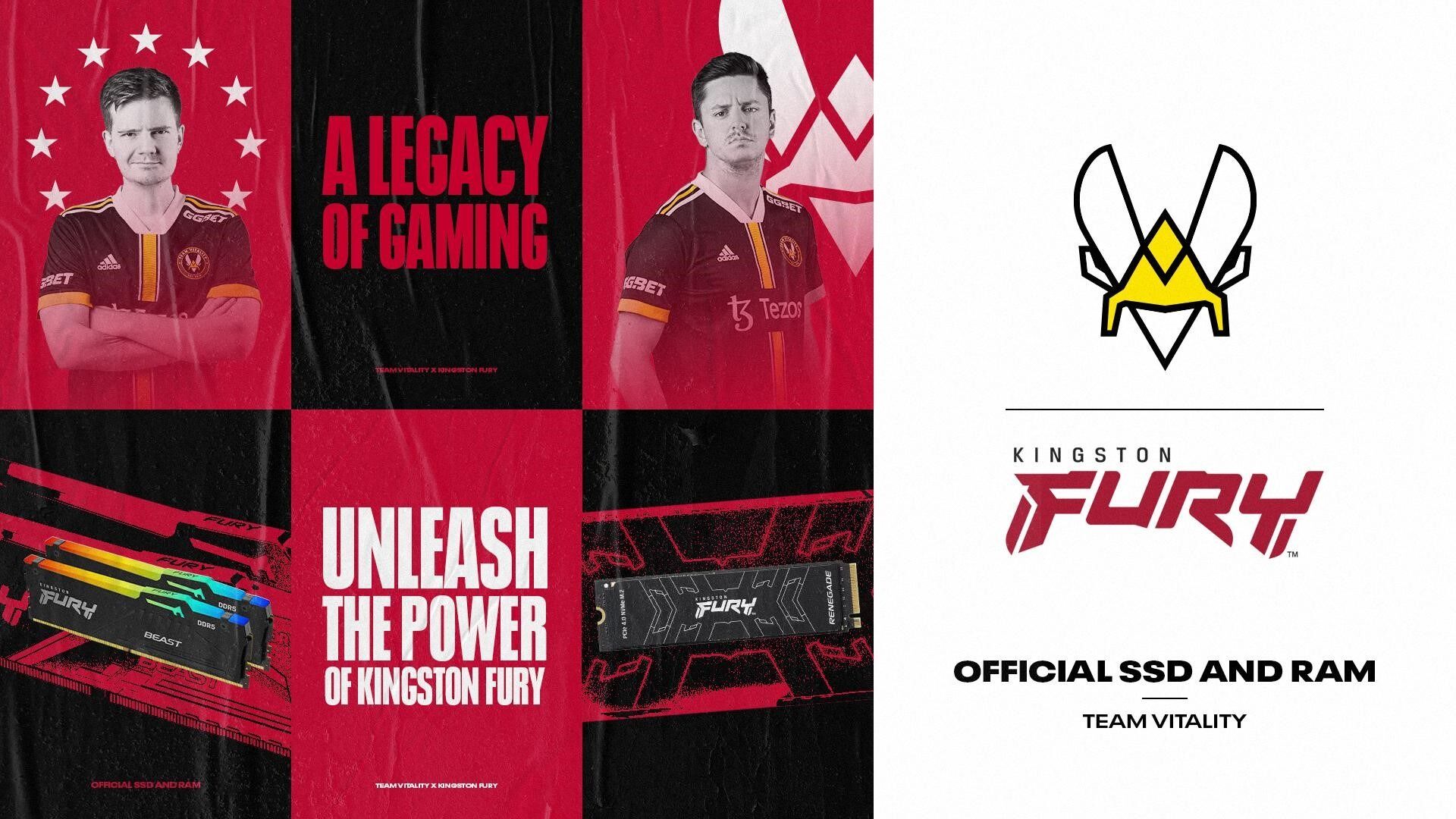 Team Vitality announces multi-year partnership with Kingston FURY