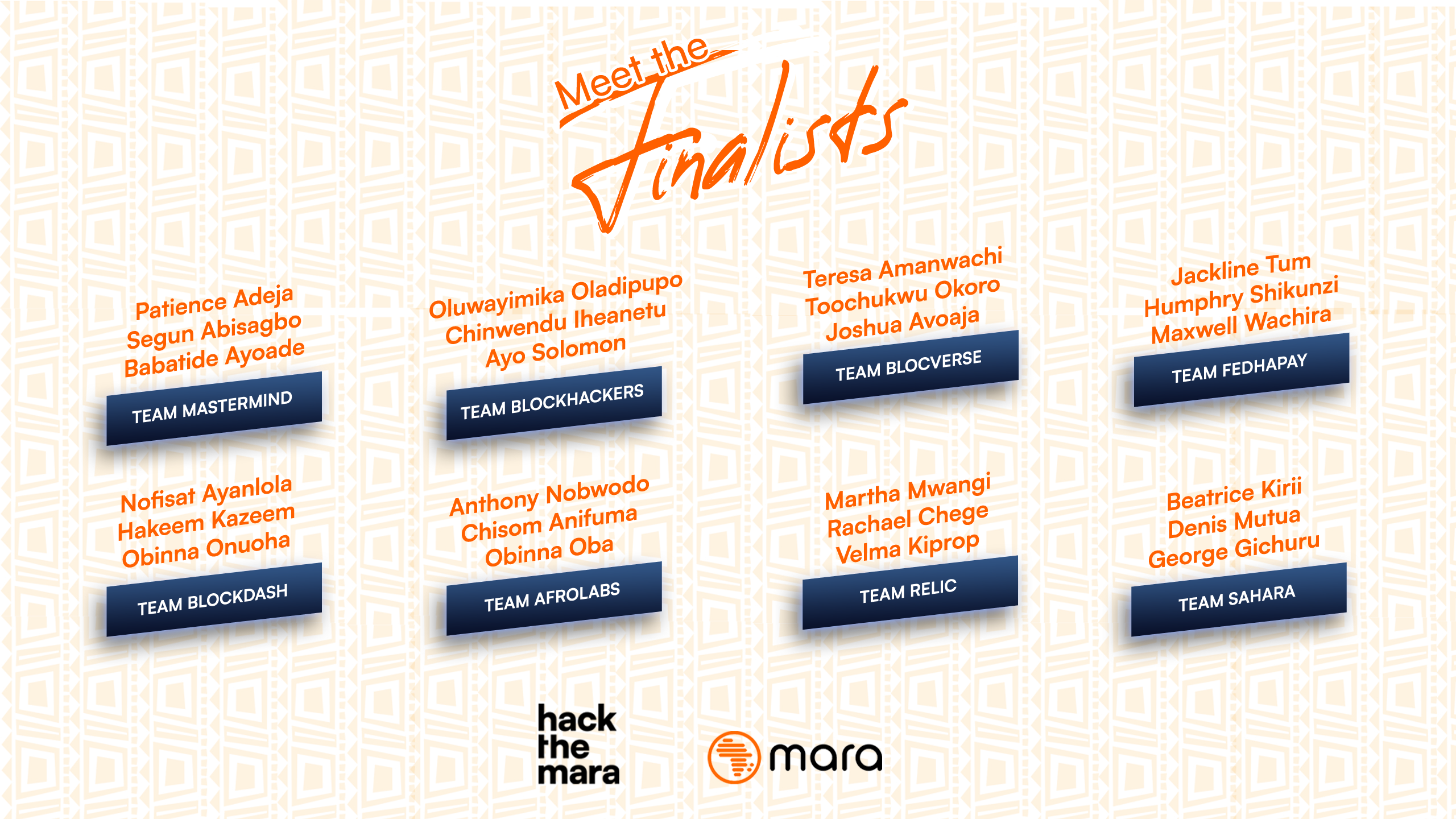 Meet the top eight Web3 developers and innovators from the Hack the Mara Hackathon