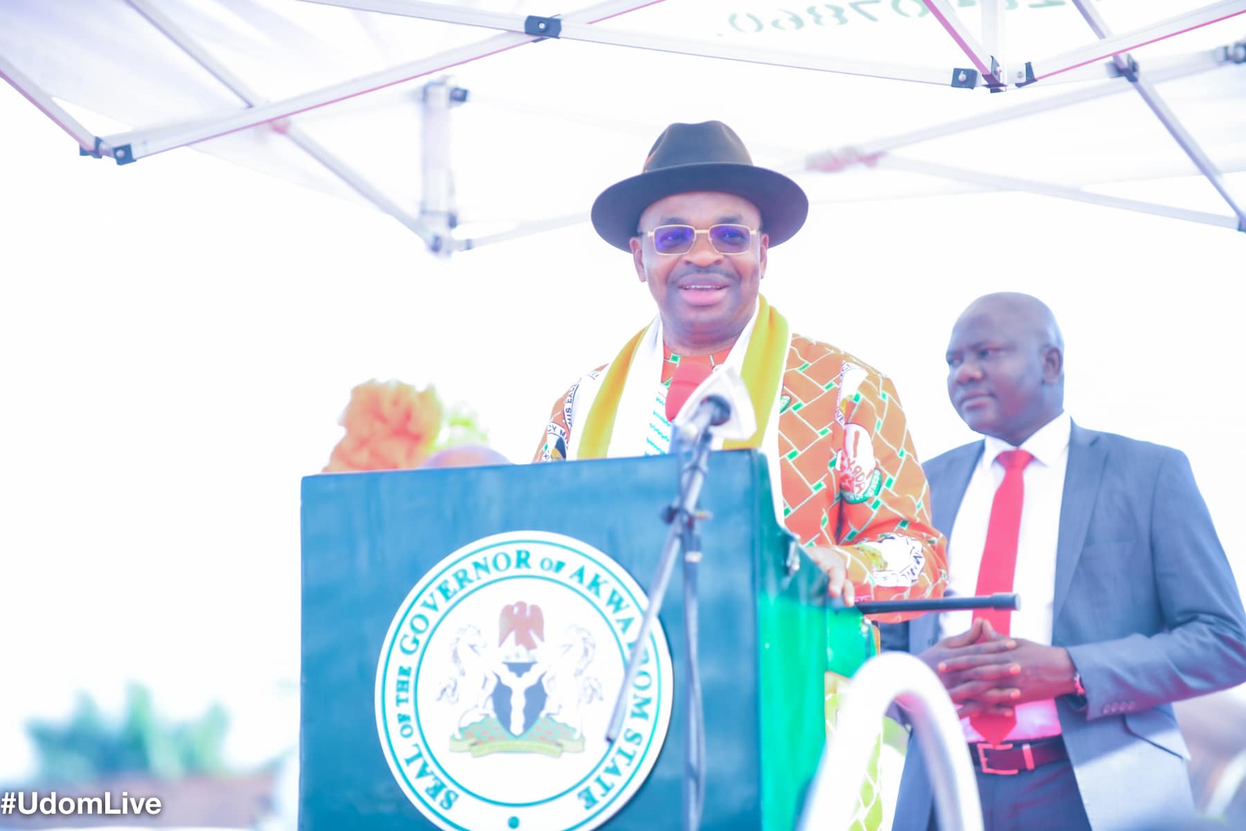 GOV EMMANUEL UNVEILS NEW RURAL ROAD IN IKONO, DIRECTS ACCELERATED WORK ON ONGOING 21.5km ROAD PROJECT
