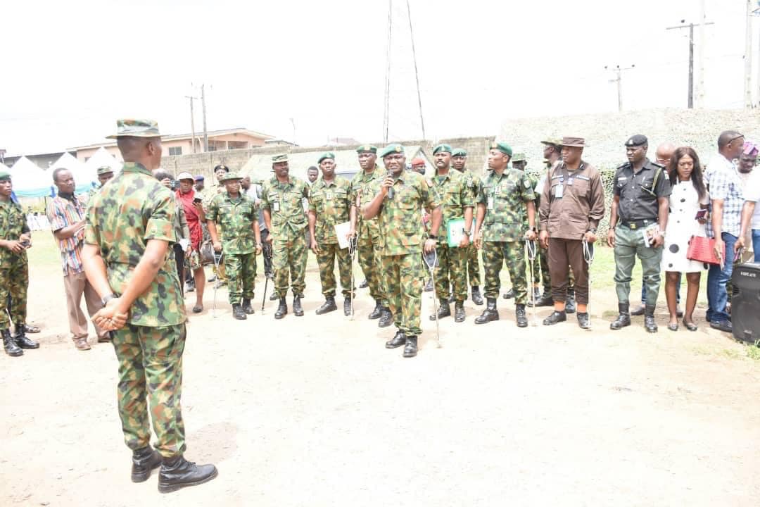 GOC 81 DIVISION FLAGS OFF OPERATION STILL WATERS