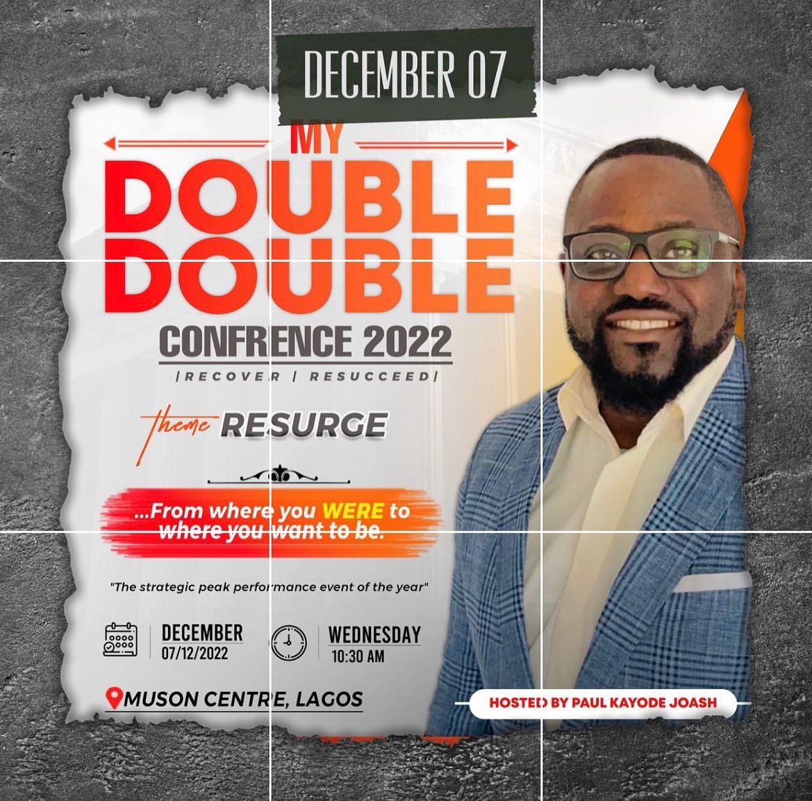“MY DOUBLE DOUBLE CONFERENCE” BACK WITH A BANG IN LAGOS AND IBADAN.
