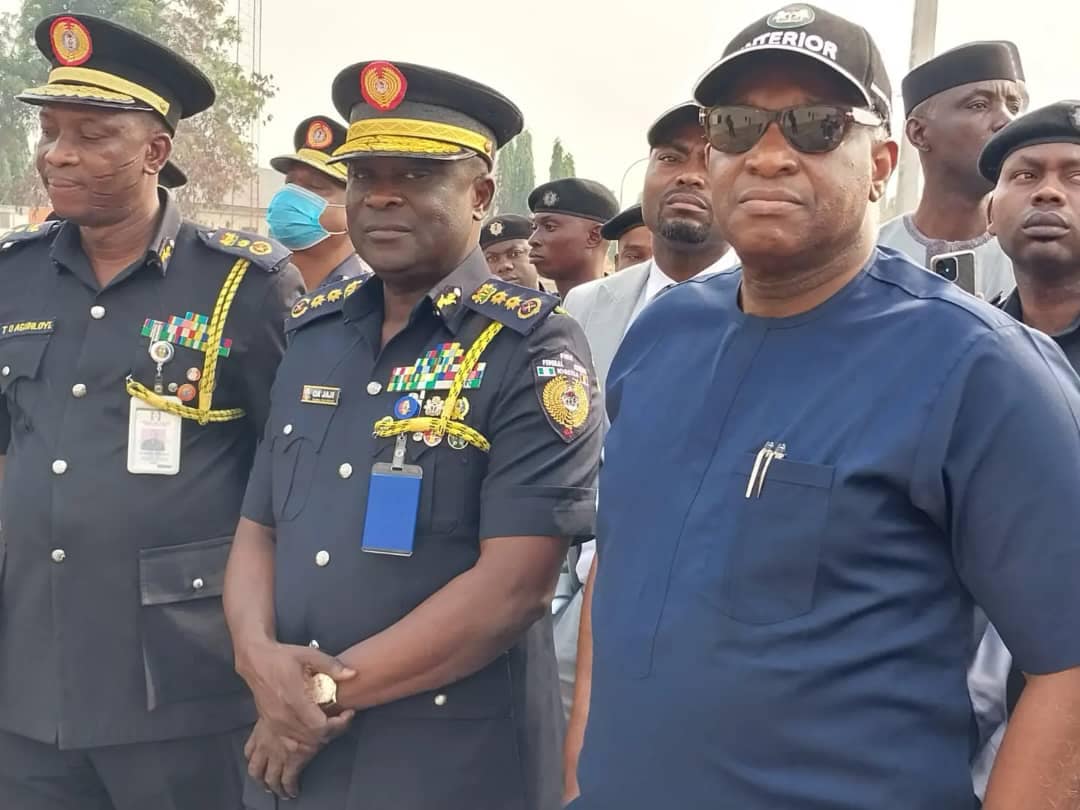 BELGORE INSPECTS ON-GOING PROJECTS AT NATIONAL FIRE ACADEMY SHEDA – ABUJA