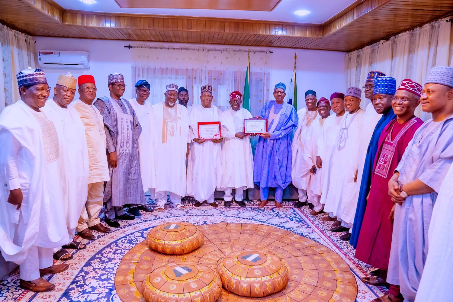 POLITICAL, COMMUNITY LEADERS POUR IN TO CONGRATULATE PRESIDENT BUHARI ON APC/TINUBU VICTORY