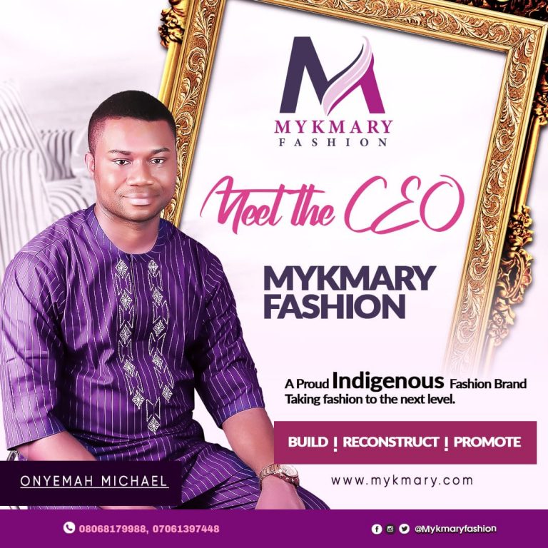 MykMary Fashion House Boss Takes Fashion Advocacy to a New Level In Nigeria ! 