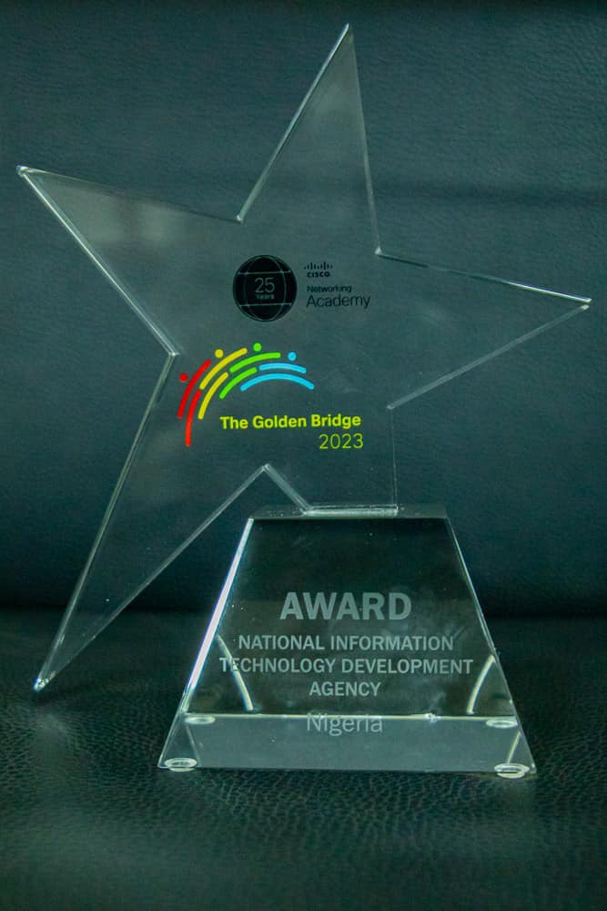 NITDA Receives the prestigious Golden Bridge Award at CISCO