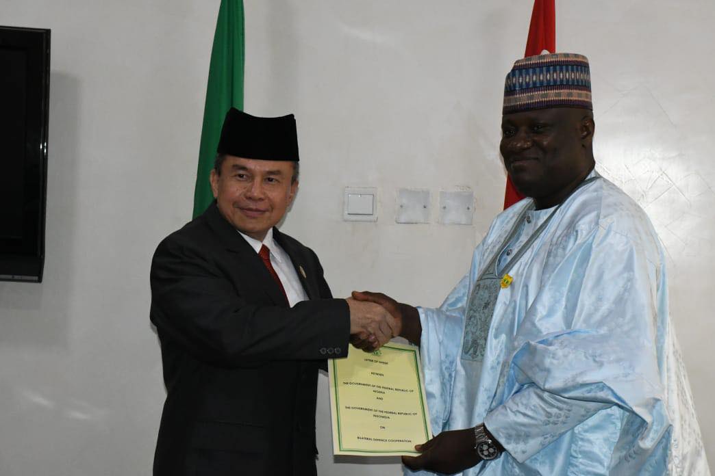 Defence Cooperation: Nigeria and Indonesia signs Letter of Intent to Deepen Bilateral Relations
