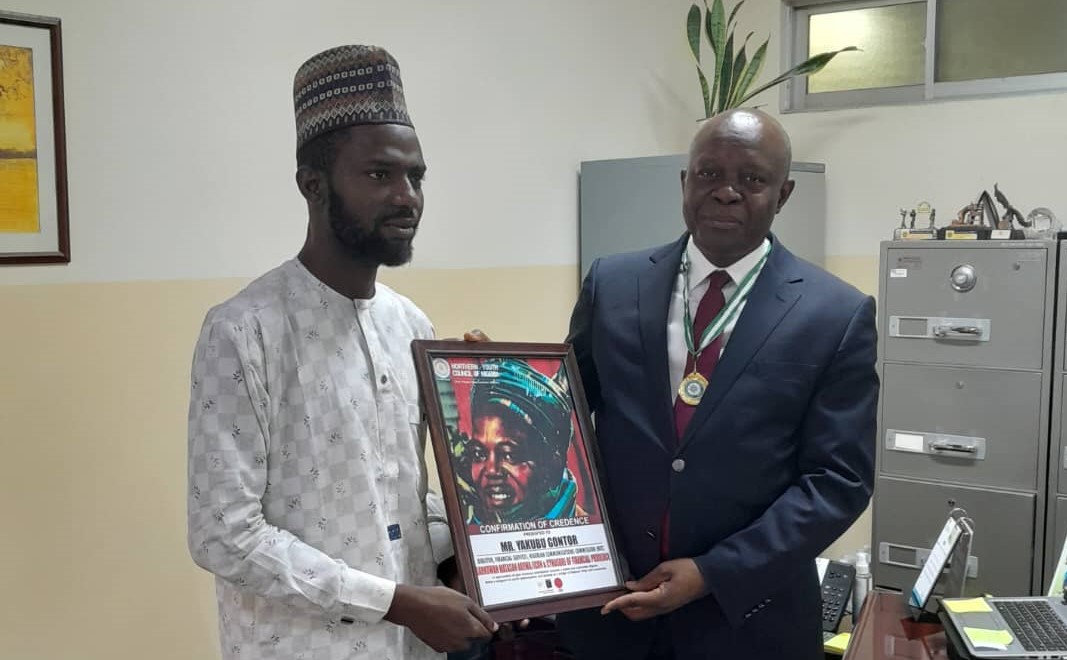 Gontor of NCC Honoured by Northern Youth Organisation