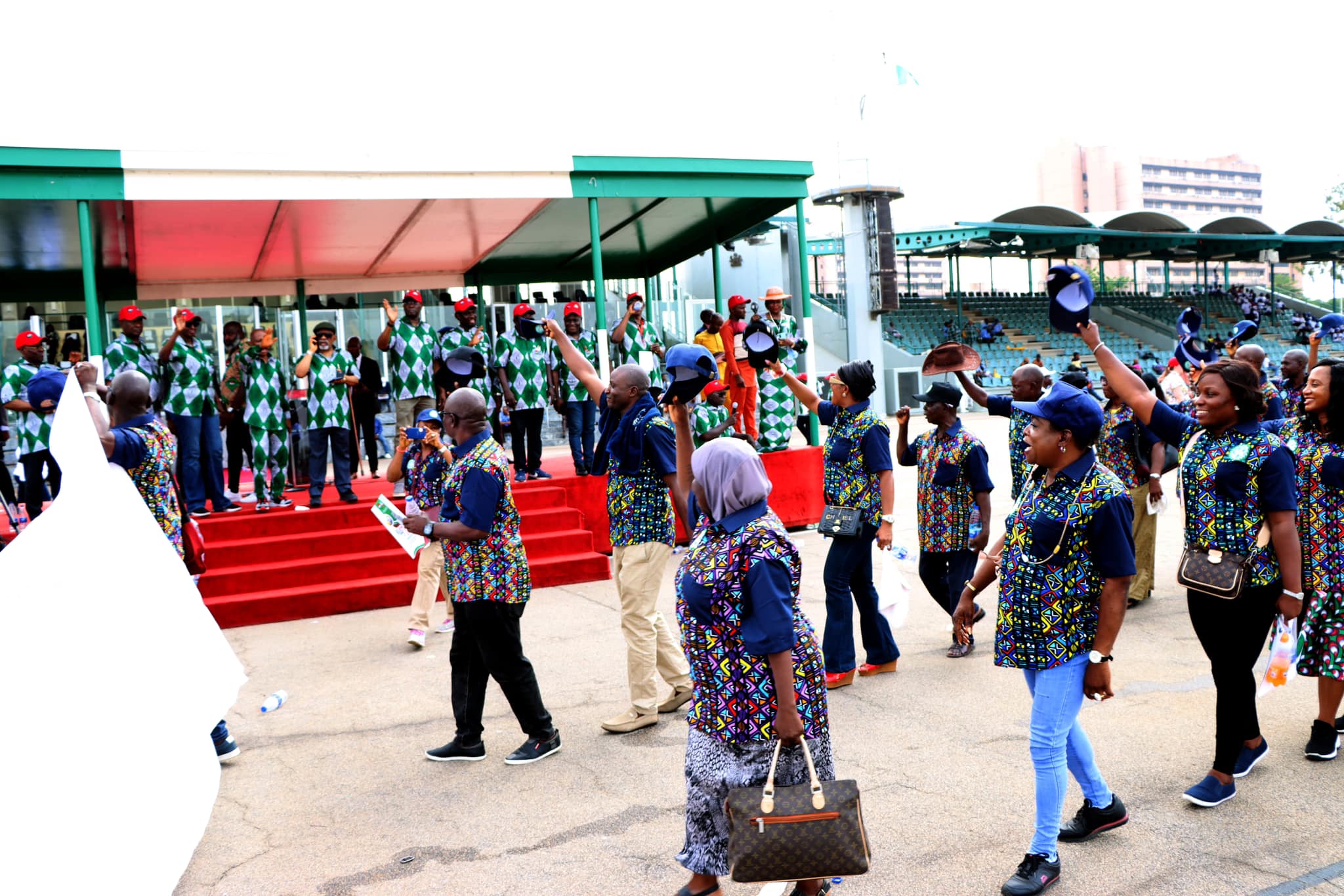 PAY RISE: FEDERAL WORKERS CHEER SGF, NGIGE AT MAY DAY PARADE