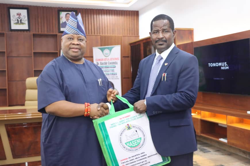 Gov. Adeleke Seeks Collaboration with NASENI On Job Creation, Economic Development of Osun State