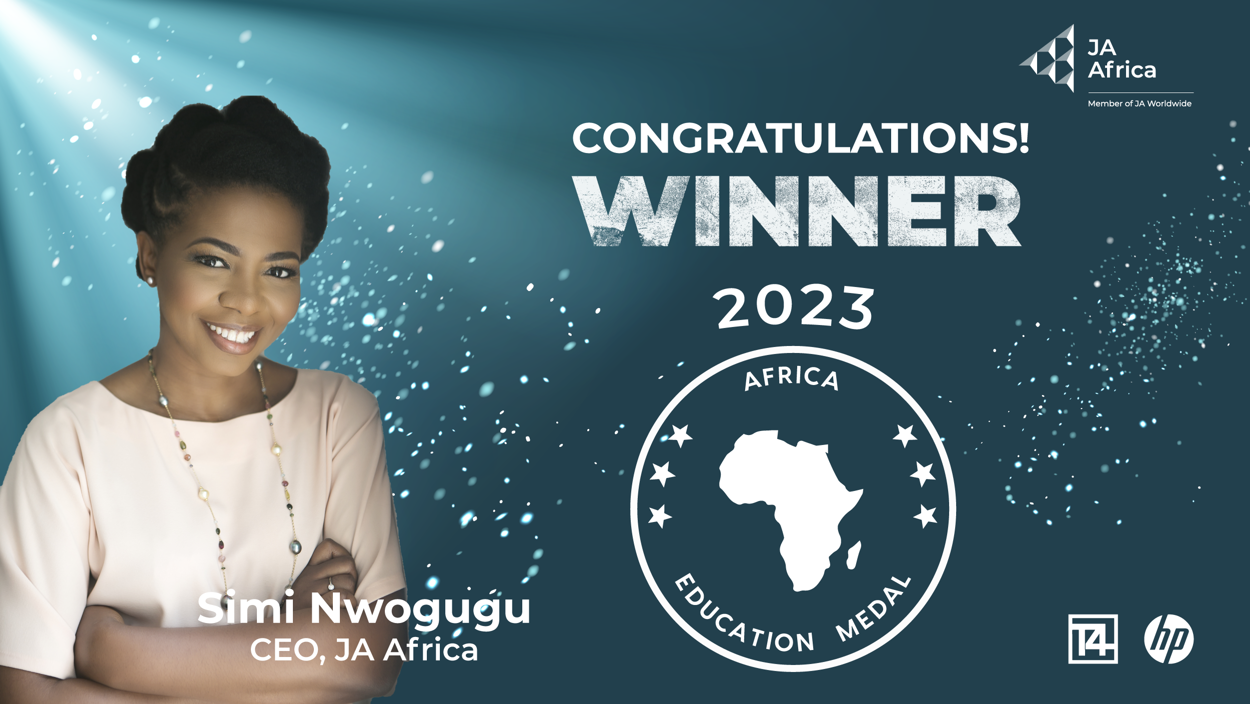 Junior Achievement (JA) Africa’s Chief Executive Officer (CEO), Nwogugu, wins Prestigious Africa Education Medal 2023