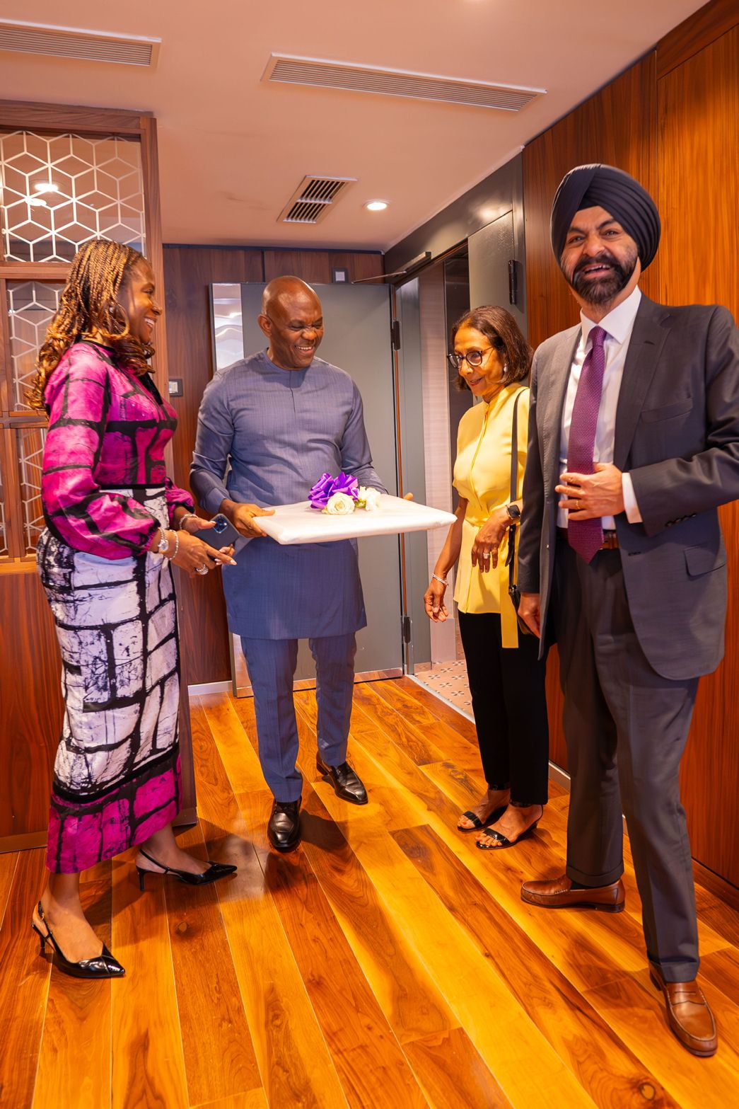 Chairman of Heirs Holdings, Tony O. Elumelu, Engages in Fruitful Discussions with World Bank Group President Ajay Banga on Green Energy Transition