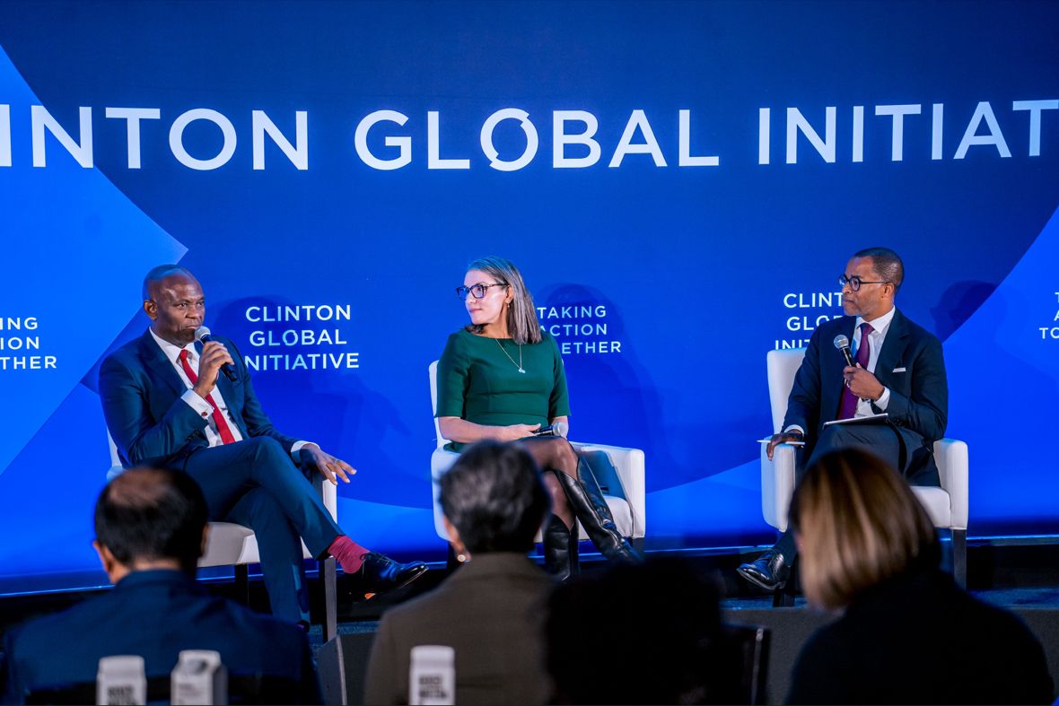 Tony Elumelu Advocates for Africapitalism at Clinton Global Initiative Panel during UNGA78