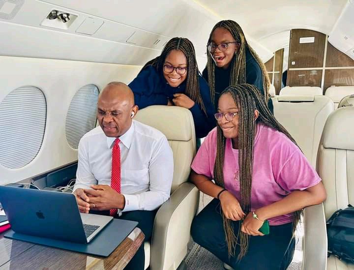 Dangote has three daughters: Halima, Fatima, and Mariya.