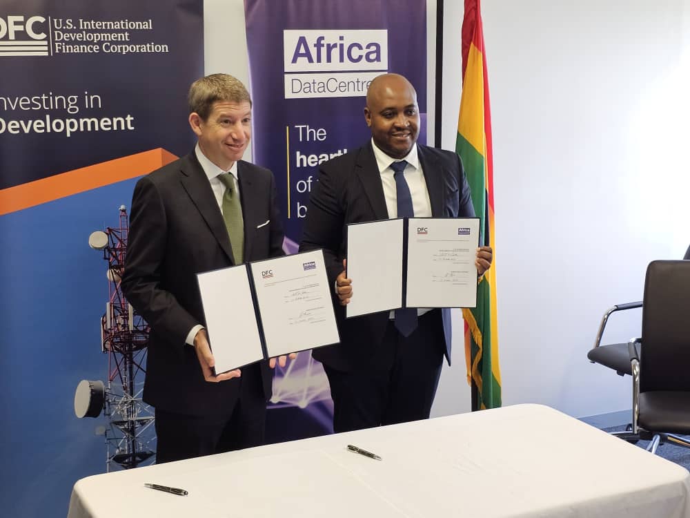 Africa Data Centres, The U.S. International Development Finance Corporation (DFC) sign statement reaffirming ongoing partnership for Ghana facility investment of $300 million