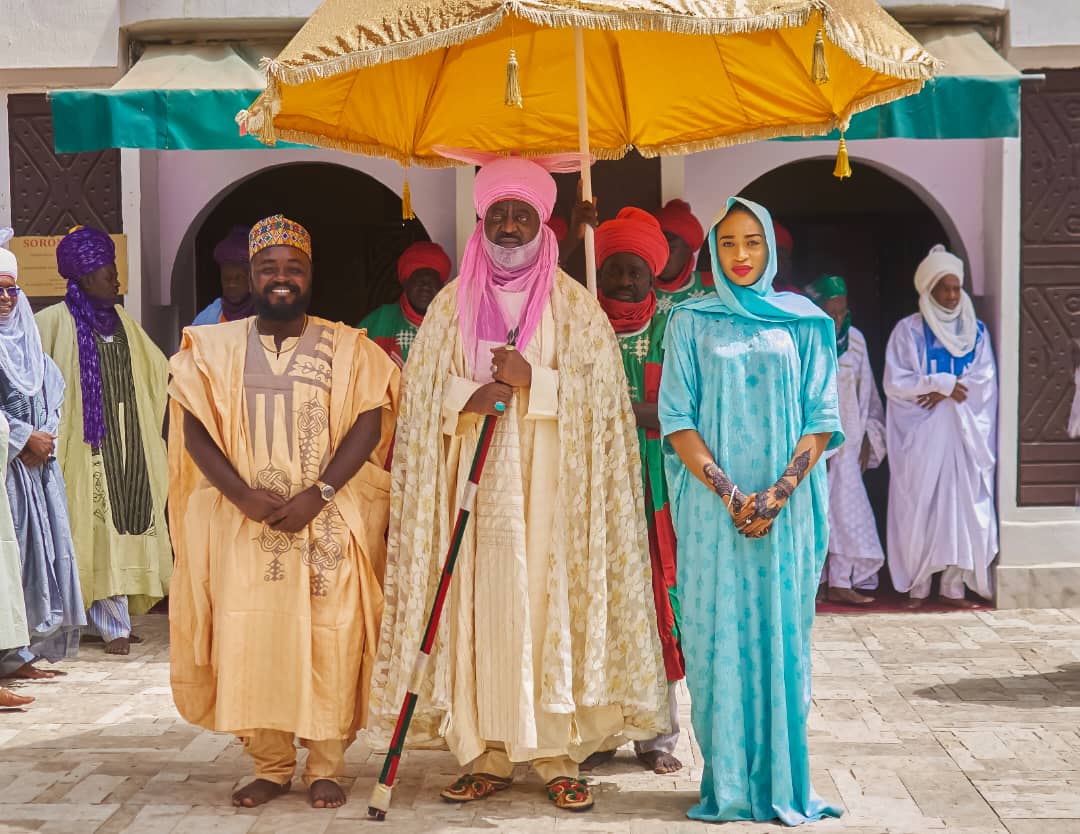 15th Emir of Kano, Aminu Ado Bayero, Hosts The Big Break Moment Convener, Tayo Folorunsho, at His Palace