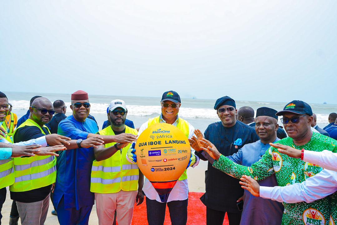MainOne Lands 2Africa Submarine Cable in Qua Iboe, Akwa Ibom State, boosting Broadband Connectivity in South-South Nigeria
