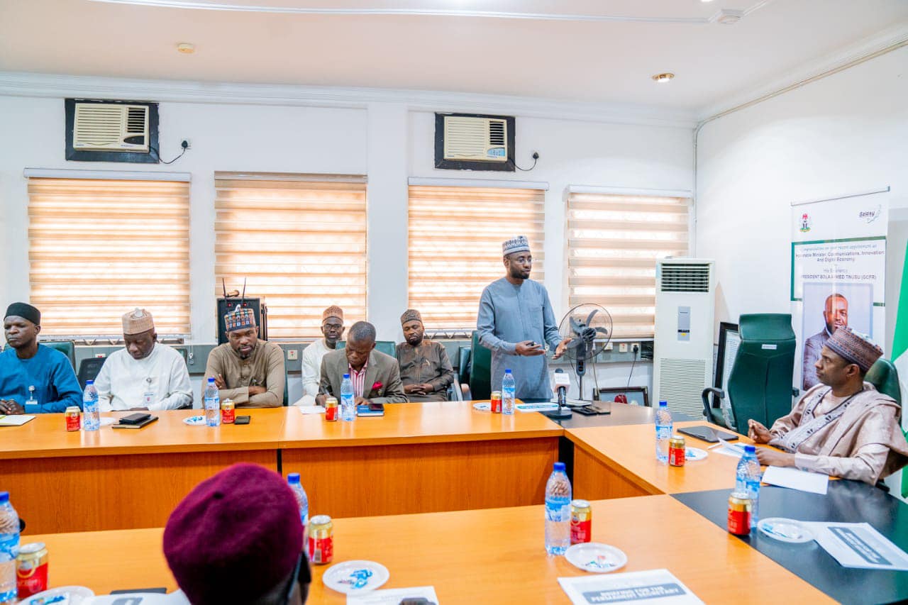 NITDA Director General Kashifu Inuwa Abdullahi Briefs Newly Appointed Permanent Secretary Engr Faruk Yusuf Yabo on Agency’s Initiatives