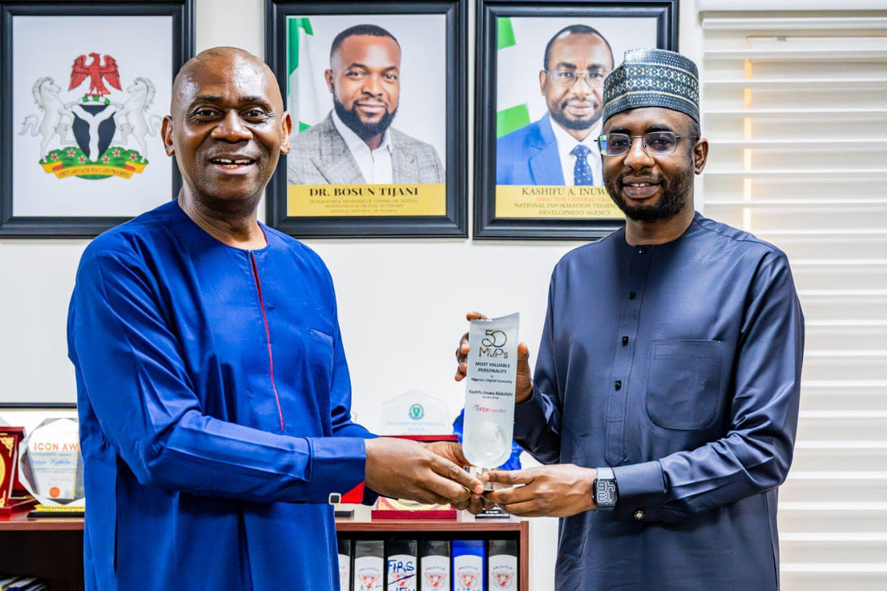 Director General of NITDA, Kashifu Inuwa, Receives Prestigious Award as Most Valuable Personality in Nigeria’s Digital Economy